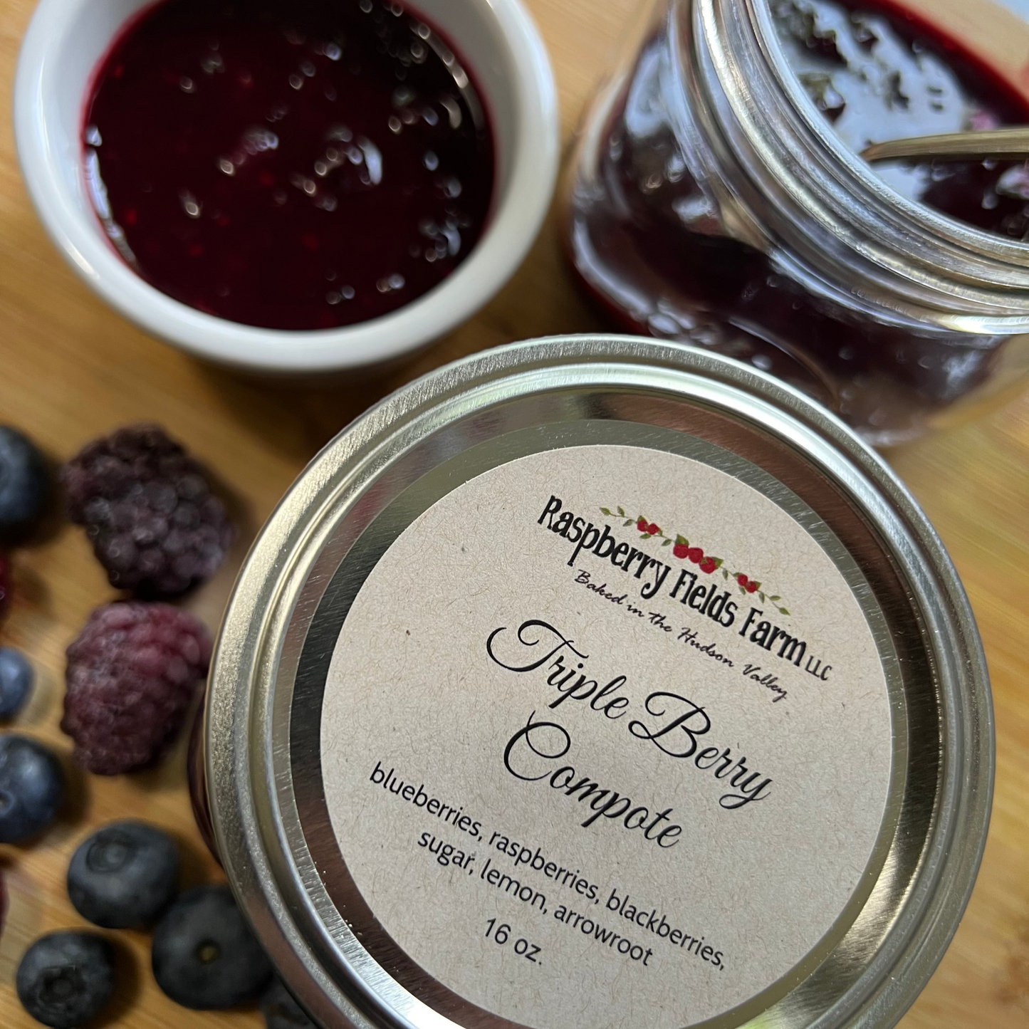 Triple Berry Compote (FOR HOMESTEAD PICKUP ONLY)